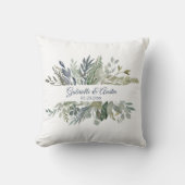 Coussin Cadeau Mariage de feuillage Woodland (Recto)