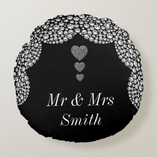 Coussin cadeau mariage inhabituel (Devant)