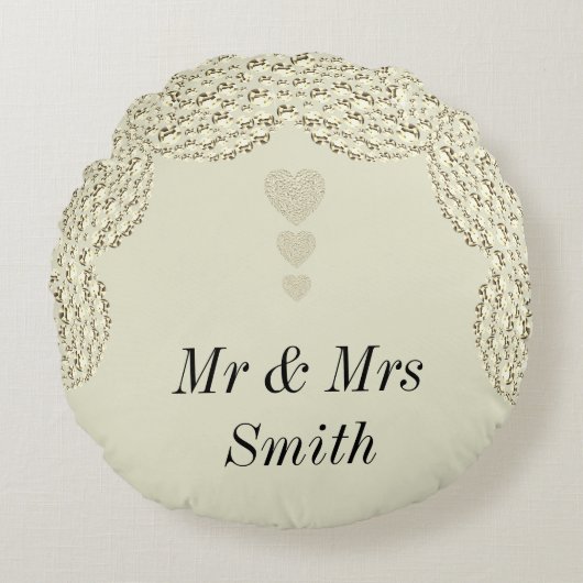Coussin cadeau mariage inhabituel (Devant)