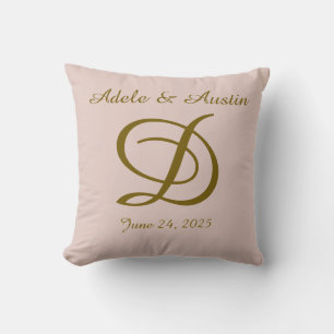 Coussin Cadeau monogramme Jeu d'oreiller