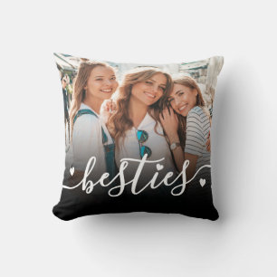 Coussin Cadeau Personnalisé avec Photo des Meilleurs Amis