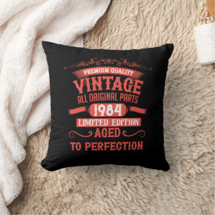 Coussin Cadeau personnalisé de 40 ans pour un quarantième