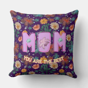 Coussin Cadeau personnalisé de la fête des mères pour le b