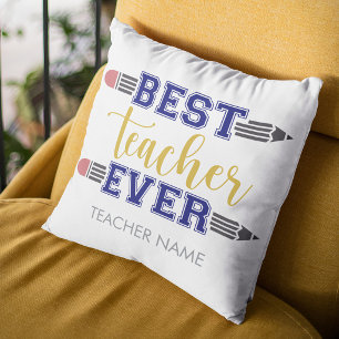 Coussin Cadeau personnalisé Meilleur Enseignant - Cadeau p