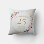 Coussin Cadeau personnalisé pour anniversaire de mariage (Verso)