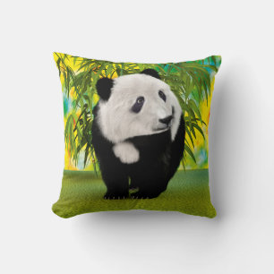 Coussin Cadeau pour amateur d'animaux mignon ours en peluc