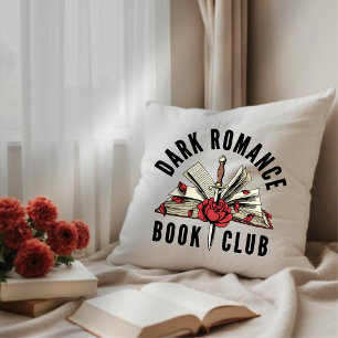 Coussin Cadeau pour amateur de romans sombres 