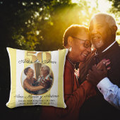 Coussin Cadeau pour couples espagnols pour leur 50e annive