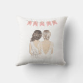 Coussin Cadeau pour la mariée (Verso)