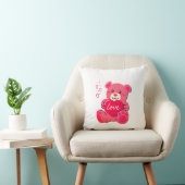 Coussin Cadeau romantique de la Saint-Valentin (Chaise)