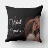 Coussin Cadeau romantique pour 41 ans de mariage  (Recto)