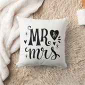 Coussin Cadeau romantique pour M. et Mme (Couverture)