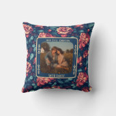 Coussin Cadeau sentimental tendance pour 50 ans de mariage (Verso)