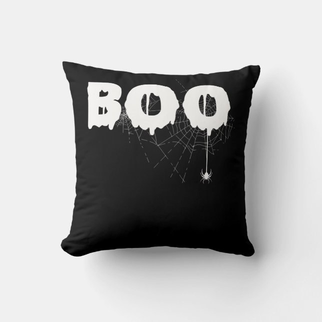 Coussin Cadeau Spider | Halloween Funny Effrayant Petit Ar (Recto)