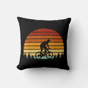 Coussin Cadeau VTT Sunset vintage Pour Mountain B