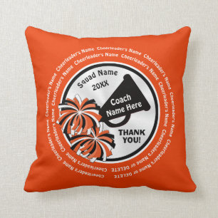 Coussin Cadeaux d'autocars Cheerleading, personnalisez vos