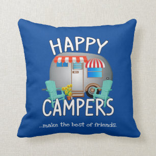Coussin Cadeaux de camping Happy Camper