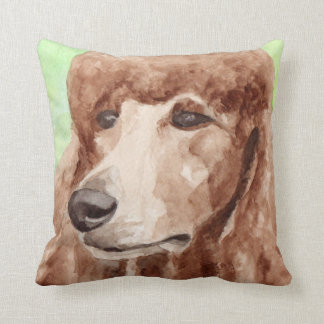 Coussin Cadeaux de caniche d'abricot