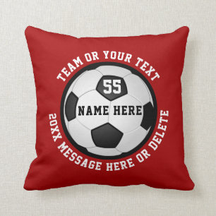 Coussin Cadeaux de football personnalisés pour les élèves
