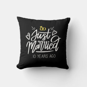 Coussin Cadeaux de mariage 10e anniversaire de mariage