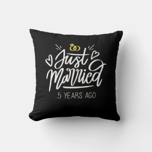 Coussin Cadeaux de mariage 5e anniversaire de mariage