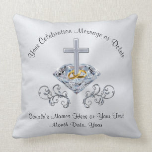 Coussin Cadeaux de mariage ou de mariage chrétien