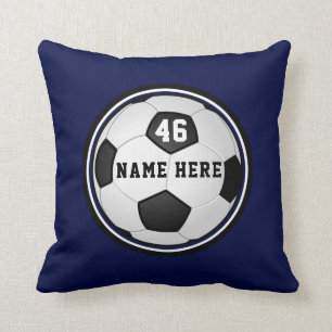 Coussin Cadeaux de soccer personnalisés pour les garçons
