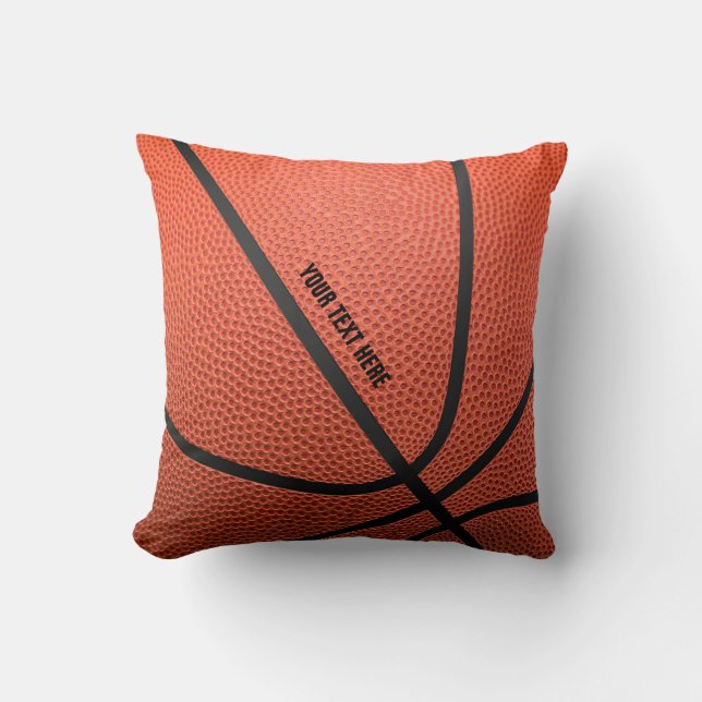 Coussin Cadeaux de sport de la texture | de basket-ball (Recto)
