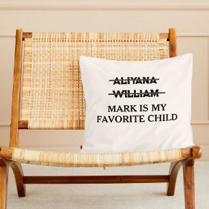 Coussin Cadeaux Drôle Personnalisés Pour Maman/Papa Favori