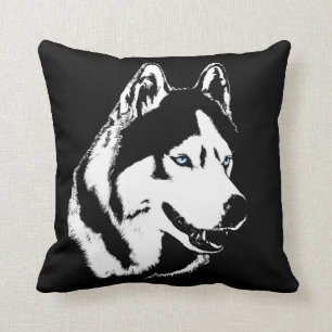 Coussin Cadeaux enroués de Malamute de chien de traîneau
