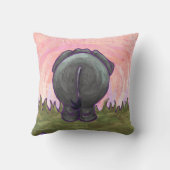 Coussin Cadeaux et accessoires d'éléphant (Verso)