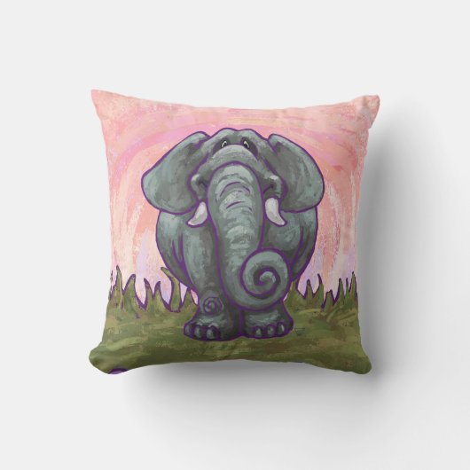 Coussin Cadeaux et accessoires d'éléphant (Recto)