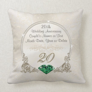 Coussin Cadeaux magnifiques du 20e anniversaire, Personnal