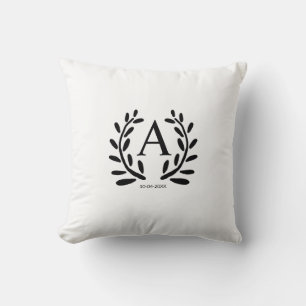 COUSSIN CADEAUX MONOGRAMME GARÇON D'HONNEUR ANNÉE DATE NOM