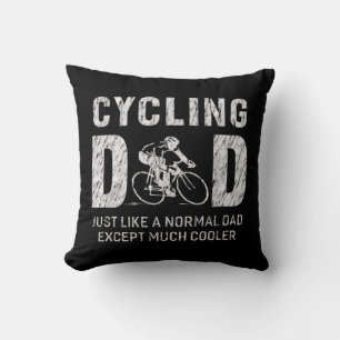 Coussin Cadeaux Papa Cyclisme Pour Père Cool Papa Cyclisme
