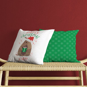 Coussin Cadeaux père Noël Armadillo Texas
