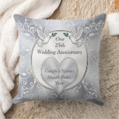 Coussin Cadeaux personnalisés du 25e anniversaire du Maria (Couverture)