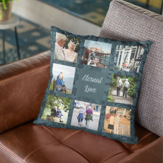 Coussin Cadeaux Personnalisés pour Couples de Parents Âgés