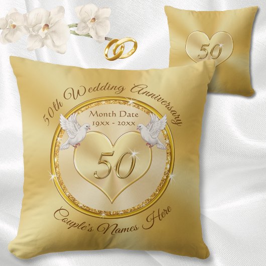 Coussin Cadeaux personnalisés pour l'anniversaire du Maria