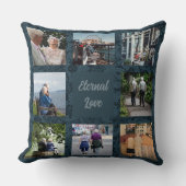 Coussin Cadeaux Personnalisés pour Parents Âgés Couples Ve (Recto)