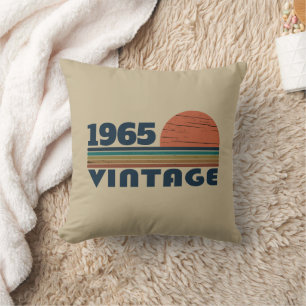 Coussin Cadeaux personnalisés soixante vintages 60e annive