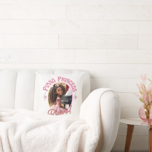 Coussin Cadeaux pour filles qui aiment jouer du piano (Canapé)