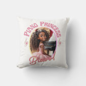 Coussin Cadeaux pour filles qui aiment jouer du piano (Recto)