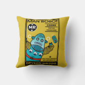 Coussin Cadeaux Robot Pour Anniversaire (Verso)