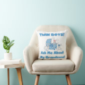 Coussin Cadeaux Twin Boy Grandsons (Chaise)