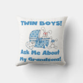 Coussin Cadeaux Twin Boy Grandsons (Verso)