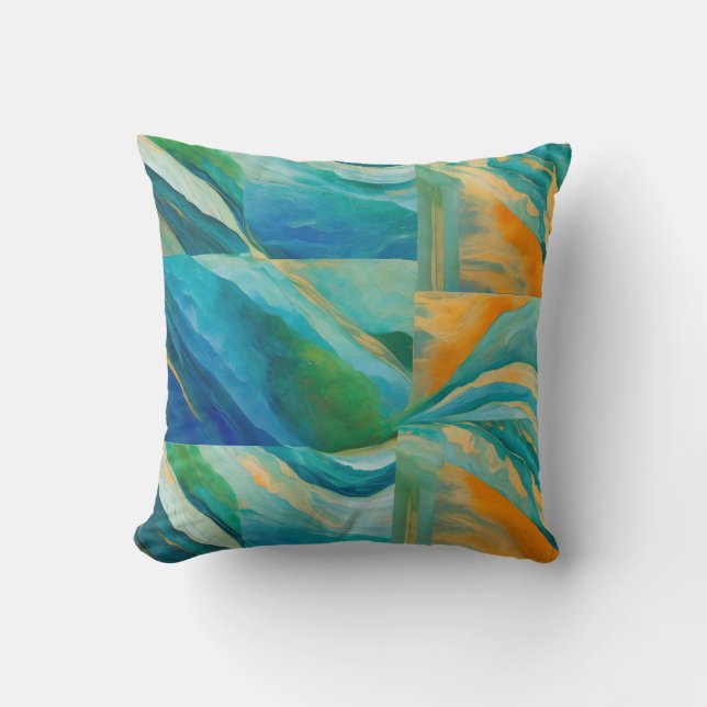 Coussin "Cádiz" Un Effet Carrelé Coloré (Recto)