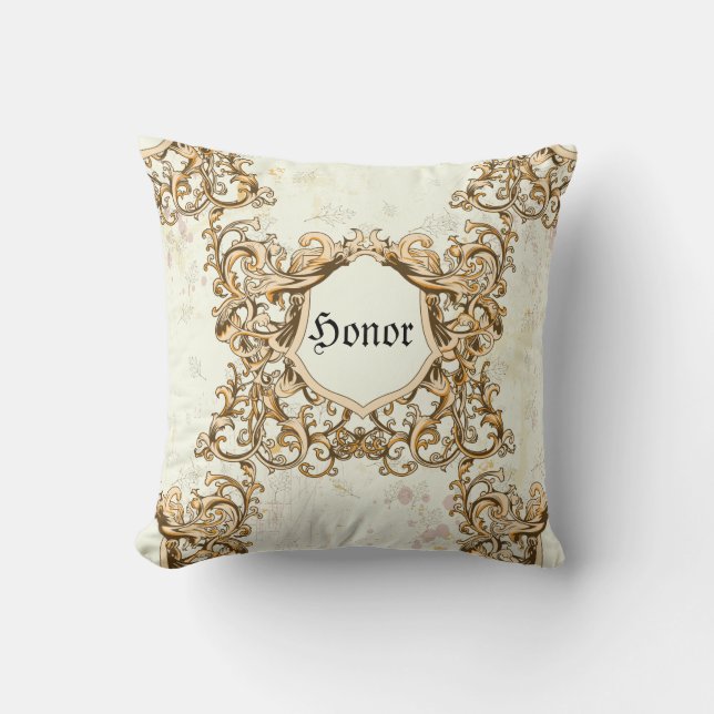 Coussin Cadre baroque Honor & Amour Jeu d'oreiller (Recto)
