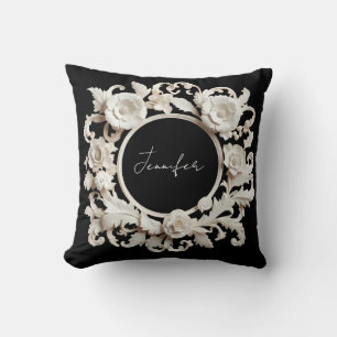 Coussin cadre de fleur en papier personnalisé