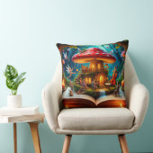 Coussin Cadre de forêt enchantée avec fées (Chaise)